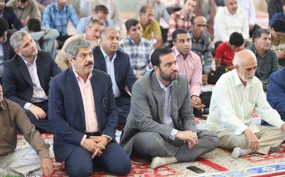 برپایی نمازجمعه با حضور مدیرعامل سازمان منطقه آزاد کیش